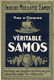 Etiquette VINS D'ORIGINE VÉRITABLE SAMOS GRÈCE// Dorée. NEUVE RARISSIME Années 1930 - Barche A Vela & Velieri