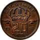 Monnaie, Belgique, 20 Centimes, 1957, TTB, Bronze, KM:146 - 20 Centimes