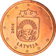 Latvia, 2 Euro Cent, 2014, SPL+, Copper Plated Steel - Lettonie