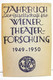 Jahrbuch Der Gesellschaft Für Wiener Theaterforschung 1949- 1950 - Teatro E Danza