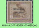 1924 ** RUANDA-URUNDI = RU 058 MNH VLOORS -1- ORNAMENTS ( BLOCK X 4 STAMPS WITH ORIGINAL GUM ) - Unused Stamps