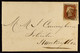 1874 (27 Nov) EL Bearing An Unusually Large 1d Red-brown 'TE' Plate 74 With 4 Large / Huge Margins, Tied By Neat Little  - Andere & Zonder Classificatie