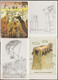 DDR Ganzsache Nr. PP020 B1/001a-B1/016a  Serie Von16 Verschiedenen Künstlerpostkarten Ungebraucht  ( K 132) - Private Postcards - Mint