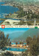 Postcard Switzerland Lac Leman Camping Les Horizons Bleues Villeneuve Multi View - Villeneuve