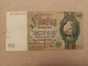 Billete De Alemania De 50 Reich Año 1933, Seria A, Nº Bajo - To Identify