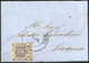 Cover 1860, Lettera Da Massa Carrara Il 7.2 Per Livorno In Periodo Delle Regie Province Dell' Emilia, Affrancata Con Gov - Modène