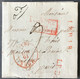 France, Griffe BELGIQUE PAR VALENCIENNES Sur Lettre De Mons 10.7.1834 Pour Paris - (B2440) - Entry Postmarks