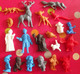 20 Figurines Personnages Film Disney Bambi, Blanche-neige. Offerts Par La Roche Aux Fées. Vers 1960-70 - Disney