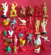 17 Figurines Publicitaires. Amiot, Flan Impérial, Lever, Cmc, Duroi, Roche Aux Fées, Bonux, Divers. Vers 1960-70 - Disney