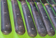 Delcampe - Ancien Service 12 COUTEAUX - Manche Bois - Lame Inox  - " Neuf De Stock Et Laissé Dans Leur Jus" - Vers 1930 - Messer