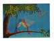 Carte 3D Oiseau Bird Uccello Arbre Tree Albero CS-230 Dos Blanc Format 10,5 Cm X 14,5 Cm En Superbe.Etat - Altri & Non Classificati