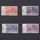 NEW HEBRIDES 1949, SG #64-67, UPU, Used - Gebruikt