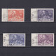 NEW HEBRIDES 1949, SG #64-67, UPU, Used - Usados