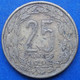 CAMEROON · EQUATORIAL AFRICAN STATES - 25 Francs 1972 KM# 4a Independent Republic (1960) - Edelweiss Coins - Kameroen