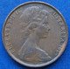 AUSTRALIA - 2 Cents 1967 "frill-necked Lizard" KM# 63 Elizabeth II Decimal Coinage (1971-2022) - Edelweiss Coins - 2 Cents