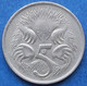 AUSTRALIA - 5 Cents 1966 "echidna" KM# 64 Elizabeth II Decimal Coinage (1971-2022) - Edelweiss Coins - 5 Cents