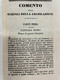 Comento Sulla Scienza Della Legislazione. - Philosophy