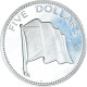 Monnaie, Bahamas, Elizabeth II, 5 Dollars, 1977, Franklin Mint, U.S.A., BE, SUP - Bahamas