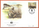 ANIMAUX RHINOCEROS SWAZILAND 4 LETTRES FDC WWF DE 1987 - Postzegeldozen