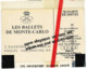 Télécarte 50 - Les Ballets De Monté Carlo - GEM1 - Neuve Sous Blister - Monaco