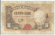 Z205 - 100 LIRE - 9/12/1942 - FASCIO - - 100 Lire