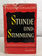 Stunde Und Stimmung. Der Grünen Chronik Erster Teil. - Otros & Sin Clasificación