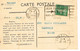 MARQUE POSTALE -  JEUX OLYMPIQUES 1924 - GARE SAINT LAZARE - 12-03-1924 - Affranchissement 10 C Type Semeuse - - Ete 1924: Paris