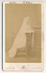 CDV - Portrait Madeleine DE SAINTE MARIE Communiante - Photographe Le Jeune Paris - Photographie Ancienne - Personnes Identifiées