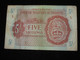 5 FIVE SHILLINGS  ISSUED BY THE BRITISH MILITARY AUTHORITY  **** EN  ACHAT IMMEDIAT  **** - Other & Unclassified