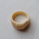 Bague Ivoire Dieppe Jonc Naturelle - Ring