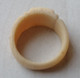 Bague Ivoire Dieppe Jonc Naturelle - Anillos