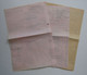 Bulgaria Lot Of 3 Document, Selection Ww2-1940s With Rare Color Fiscal Revenue Stamps, Timbres Fiscaux Bulgarie (38505) - Francobolli Di Servizio