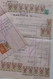 Bulgaria Lot Of 3 Document, Selection Ww2-1940s With Rare Color Fiscal Revenue Stamps, Timbres Fiscaux Bulgarie (38495) - Francobolli Di Servizio