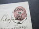 Russland 19.11.1874 Ganzsachen Umschlag U 16 B Rückseitig Mit Siegel Und Ank. Stempel - Stamped Stationery