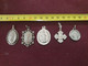 Lot De 5 Pendentifs Religieux En Argent,  Anciens - Pendants