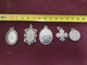 Lot De 5 Pendentifs Religieux En Argent,  Anciens - Pendants