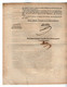 VP20.812 - Napoléon 1er - PARIS 1810 - Lettre De L'Admistration De L'Enregistrement / Timbre / Patentes De L'Année 1811 - Decrees & Laws