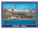 BR1058 Sicilia Gela Palazzo Di Città Visto Dal Mare Viaggiata 1991 Verso Querceta - Gela