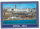 BR1060 Sicilia Gela Palazzo Di Città Visto Dal Mare Viaggiata 1991 Verso Roma - Gela