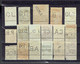 19P29 - Set Belgie Geperforeerd - Perforés Toutes époque Tous Différents - Perforierte - Perforated - All Différents - Ohne Zuordnung