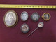 Lot De 6  Pendentifs Porte Photo Anciens Argent Et Bronze - Pendentifs