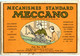 Catalogue Meccano.mécanismes Standar.engrenages.embrayages.changements De Vitesse.courroies.poulies.mécanismes à Vis. - Verzamelingen