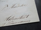 AD Hannover Um 1860 GA Umschlag Mit Zusatzfrankatur Blauer Stempel Lüneburg über Jerxheim Nach Helmstedt (Bahnpost) - Hanover