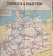 Cartina Stradale Germania - 1995 - Tanken & Rasten - 128 Pagine - In Buone Condizioni - Cartes Routières