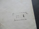 Delcampe - AD Mecklenburg-Schwerin 1857 GA Umschlag U 4 Fünf Schilling Stempel L2 Grabow 27.12. Rückseitig Bahnpost Stempel - Mecklenburg-Schwerin