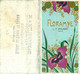 Petit Calendrier Carte Parfumée Illustrateur 1974 * Parfum FLORAMYE L.T. Piver * Coiffeur JEANNEAU Nantes - Mode