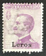1912 - Italia Regno - Isole Dell' Egeo -  Leros 50 Cent. - Nuovo - Aegean (Lero)
