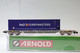 Arnold - WAGON PORTE CONTENEURS Sgss P&O Ferrymasters Novatrans SNCF ép. V Réf. HN6583 Neuf NBO N 1/160 - Vagoni Merci