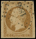 O FRANCE - Poste - 9, PC 1886, Amorce De Filet à Gauche, TTB: 10c. Présidence Bistre-jaune - 1852 Louis-Napoleon