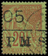 O SAINT PIERRE & MIQUELON - Poste - 8, Surcharge à Cheval "PMS": 05 S. 20c. - Used Stamps
